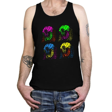 Pop Art Hunter 1719 - Tanktop Tanktop RIPT Apparel X-Small / Black