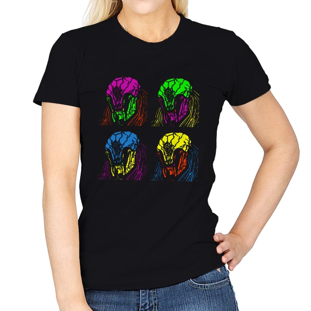 Pop Art Hunter 1719 - Womens T-Shirts RIPT Apparel Small / Black