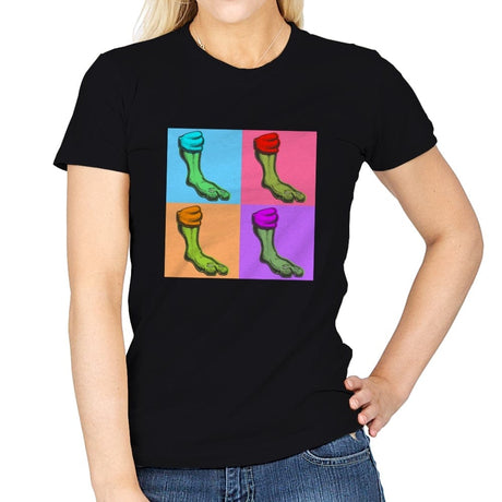 Pop-Art Turtles - Womens T-Shirts RIPT Apparel Small / Black