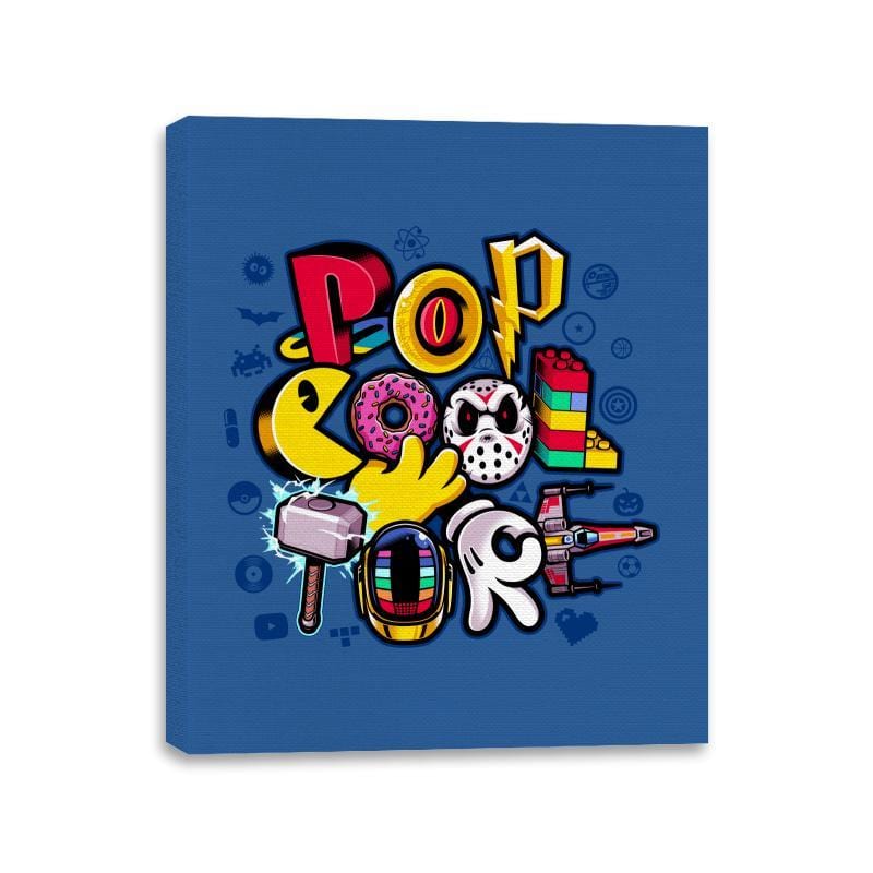 Pop COOLture - Canvas Wraps Canvas Wraps RIPT Apparel 11x14 / Royal