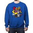 Pop COOLture - Crew Neck Sweatshirt Crew Neck Sweatshirt RIPT Apparel Small / Royal