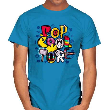 Pop COOLture - Mens T-Shirts RIPT Apparel Small / Sapphire