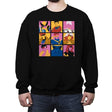 Pop Mutants - Crew Neck Sweatshirt Crew Neck Sweatshirt RIPT Apparel Small / Black