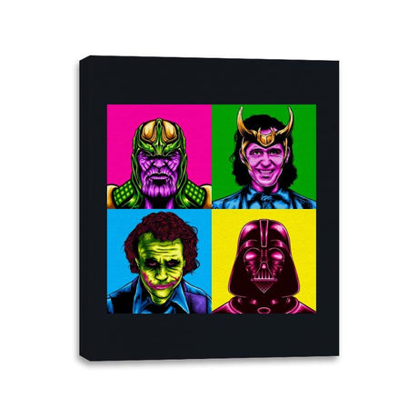 Pop Villain - Canvas Wraps Canvas Wraps RIPT Apparel 11x14 / Black