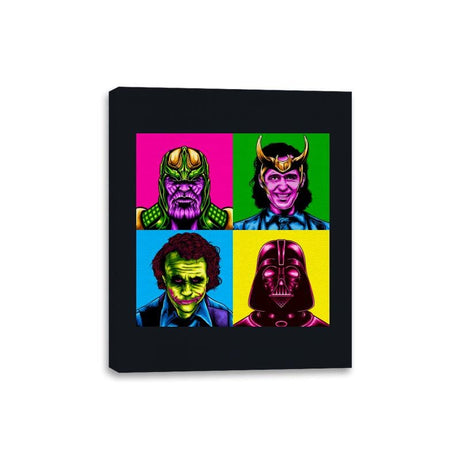 Pop Villain - Canvas Wraps Canvas Wraps RIPT Apparel 8x10 / Black