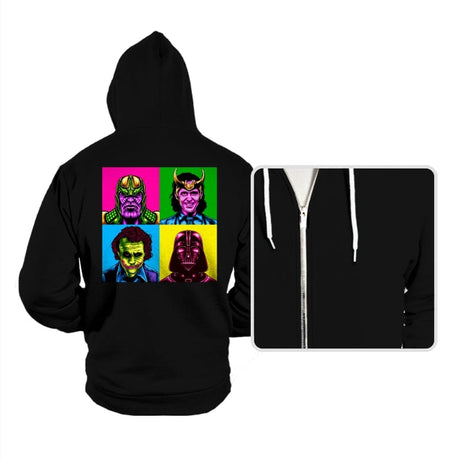 Pop Villain - Hoodies Hoodies RIPT Apparel Small / Black