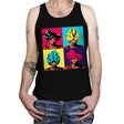 Pop Warrior - Tanktop Tanktop RIPT Apparel X-Small / Black