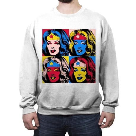 Pop Wonder - Crew Neck Sweatshirt Crew Neck Sweatshirt RIPT Apparel