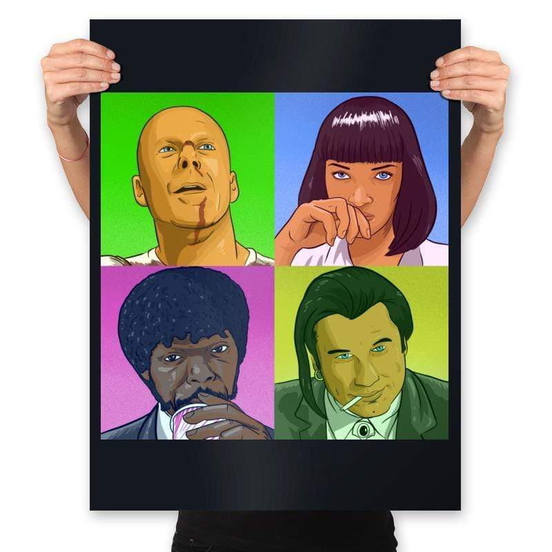 PoPart Fiction - Prints Posters RIPT Apparel 18x24 / Black