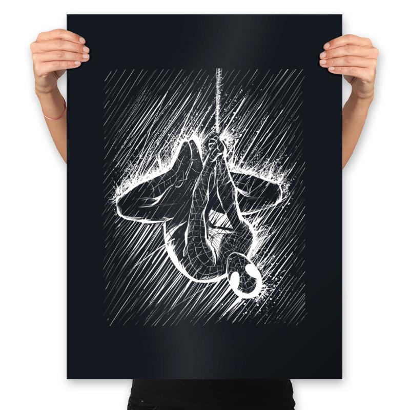 Spider in the Rain - Prints