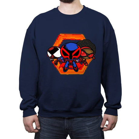 Power Elite Spideys - Crew Neck Sweatshirt Crew Neck Sweatshirt RIPT Apparel Small / Navy