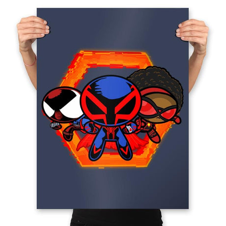 Power Elite Spideys - Prints Posters RIPT Apparel 18x24 / Navy