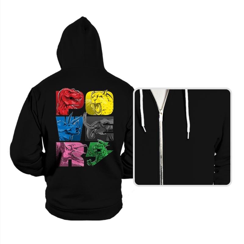 POWER! - Hoodies Hoodies RIPT Apparel Small / Black