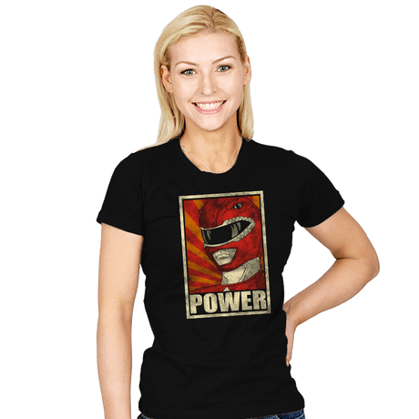 Power! - Womens T-Shirts RIPT Apparel