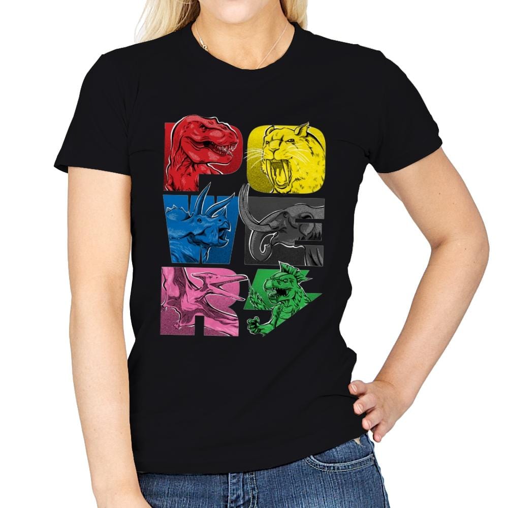 POWER! - Womens T-Shirts RIPT Apparel Small / Black