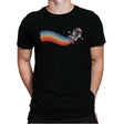 Powered by the 80s - Mens Premium T-Shirts RIPT Apparel Small / Black