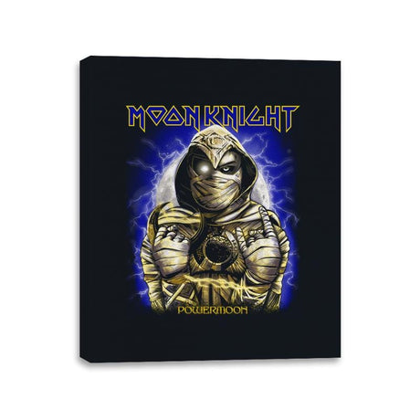 Powermoon - Anytime - Canvas Wraps Canvas Wraps RIPT Apparel 11x14 / Black