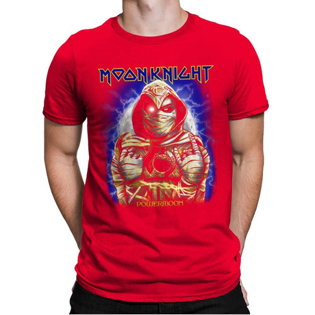 Powermoon - Anytime - Mens Premium T-Shirts RIPT Apparel Small / Red