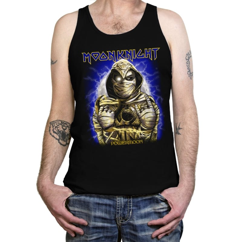 Powermoon - Anytime - Tanktop Tanktop RIPT Apparel X-Small / Black