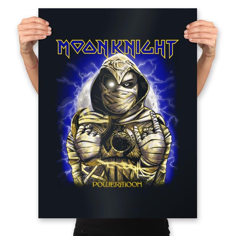 Powermoon - Prints Posters RIPT Apparel 18x24 / Black