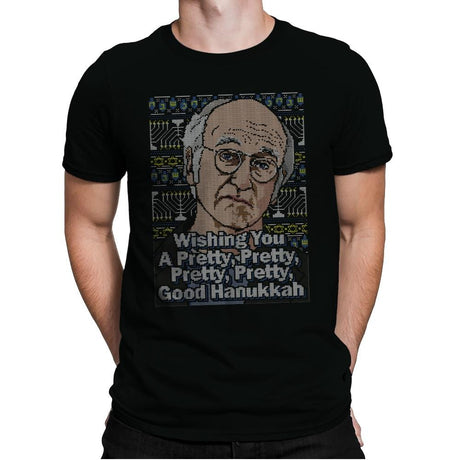 Pretty Good Hanukkah - Mens Premium T-Shirts RIPT Apparel Small / Black