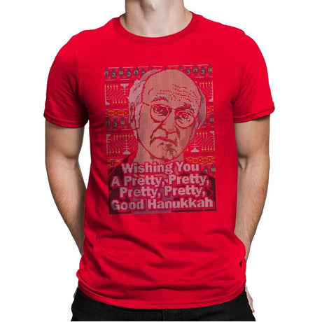 Pretty Good Hanukkah - Mens Premium T-Shirts RIPT Apparel Small / Red