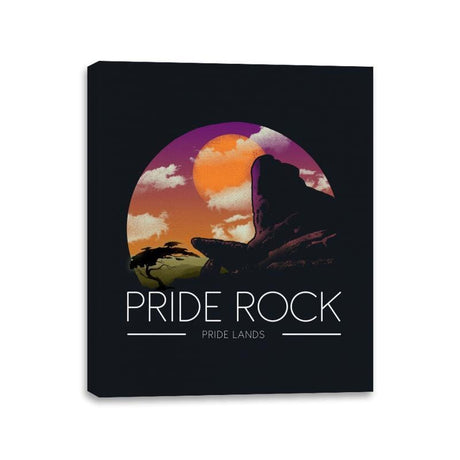 Pride Lands - Canvas Wraps Canvas Wraps RIPT Apparel 11x14 / Black