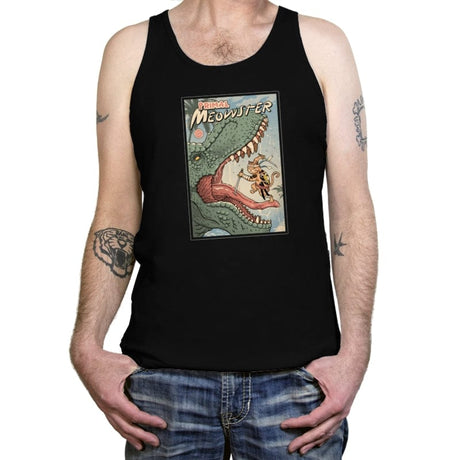 Primal Meowster - Tanktop Tanktop RIPT Apparel X-Small / Black