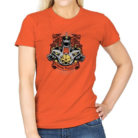 Primorpha Dracozordus - Zordwarts - Womens T-Shirts RIPT Apparel Small / Orange