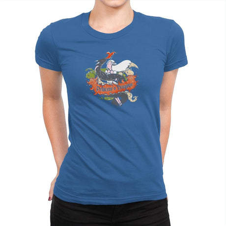 Princess of Dragons Exclusive - Womens Premium T-Shirts RIPT Apparel Small / Royal