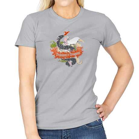 Princess of Dragons Exclusive - Womens T-Shirts RIPT Apparel Small / Sport Grey