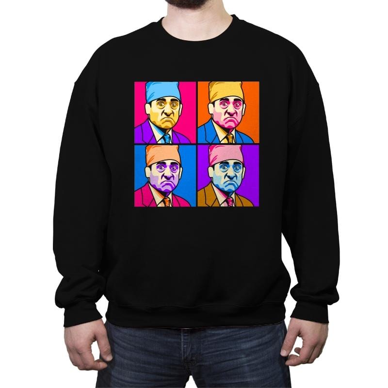 Prison Mike Pop Art - Crew Neck Sweatshirt Crew Neck Sweatshirt RIPT Apparel Small / Black