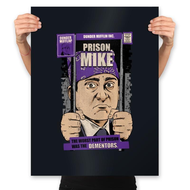 Prison Mike - Prints Posters RIPT Apparel 18x24 / Black