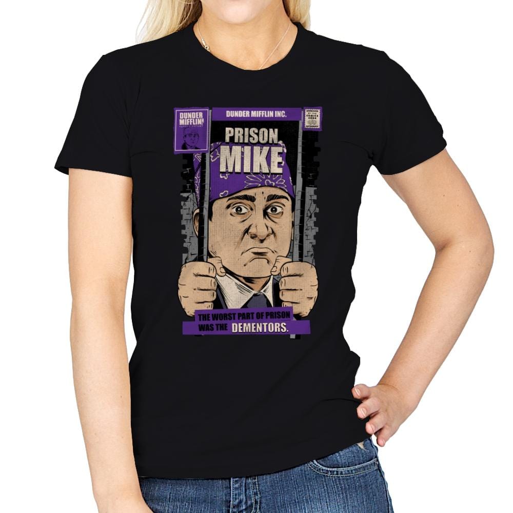 Prison Mike - Womens T-Shirts RIPT Apparel Small / Black