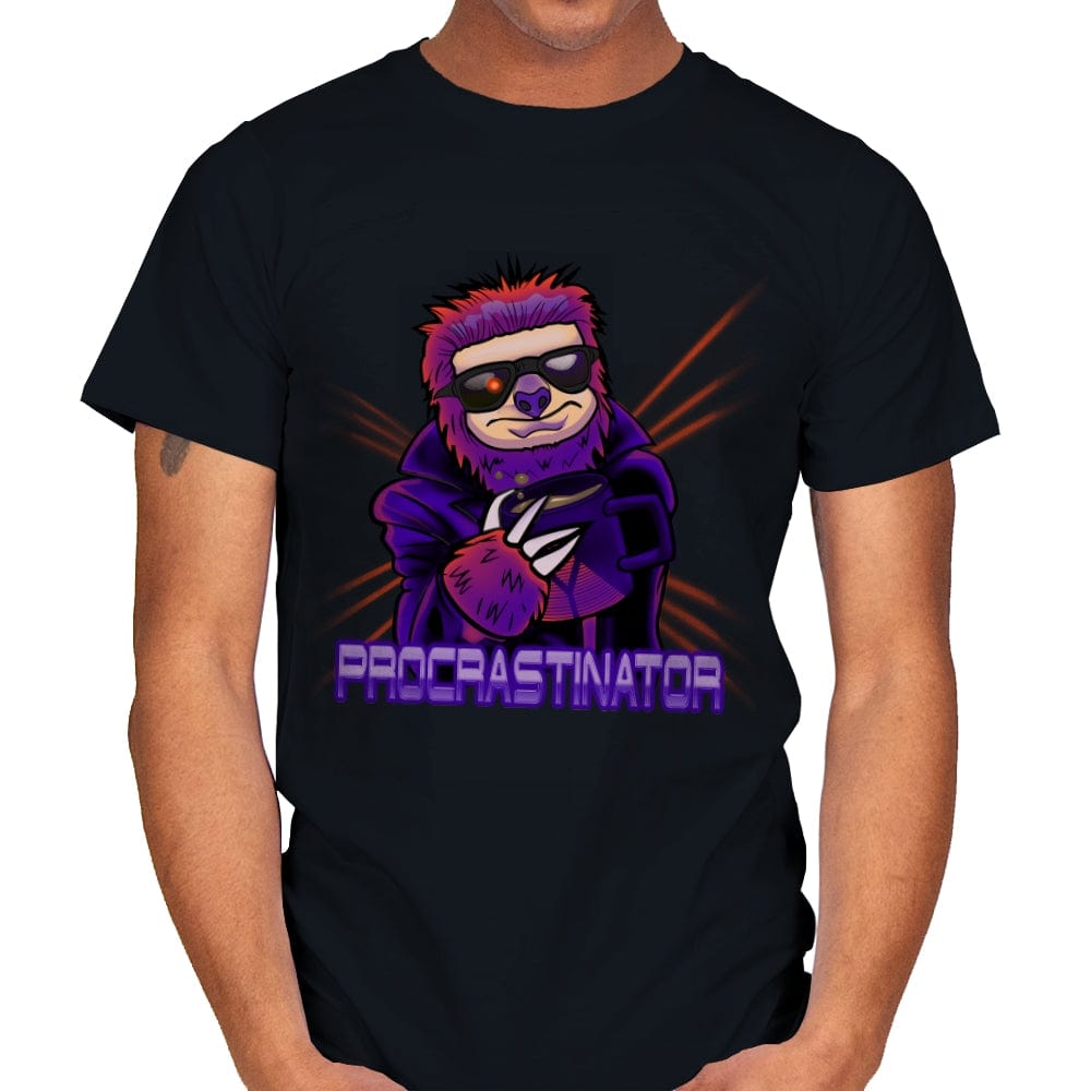 Procastinator - Mens T-Shirts RIPT Apparel Small / Black