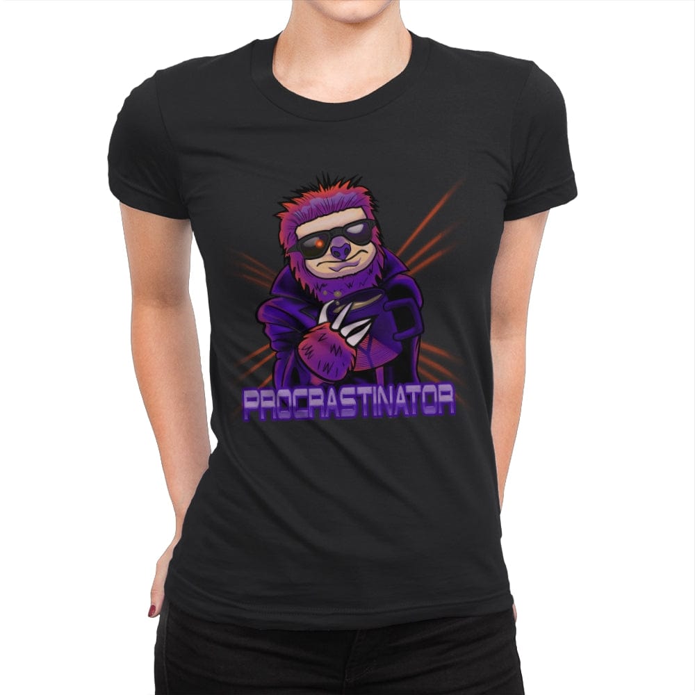 Procastinator - Womens Premium T-Shirts RIPT Apparel Small / Black