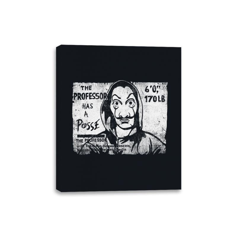 Professor's Posse - Canvas Wraps Canvas Wraps RIPT Apparel 8x10 / Black