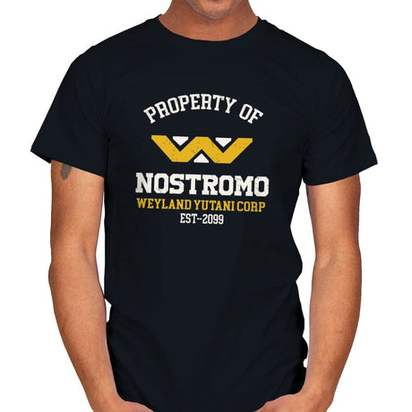 Property of Nostromo - Mens T-Shirts RIPT Apparel Small / Black