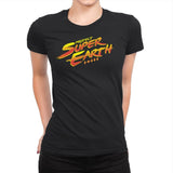 Protect Super Earth - Womens Premium T-Shirts RIPT Apparel Small / Black