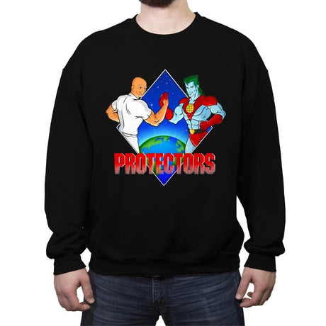 Protectors - Crew Neck Sweatshirt Crew Neck Sweatshirt RIPT Apparel Small / Black