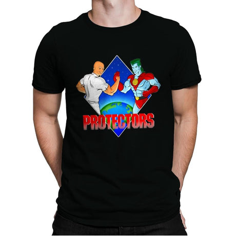 Protectors - Mens Premium T-Shirts RIPT Apparel Small / Black