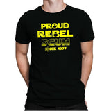 Proud Rebel Scum - Mens Premium T-Shirts RIPT Apparel Small / Black