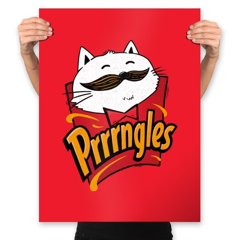 Prrrrngles - Prints Posters RIPT Apparel 18x24 / Red