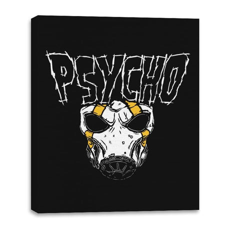 Psycho - Canvas Wraps Canvas Wraps RIPT Apparel 16x20 / Black