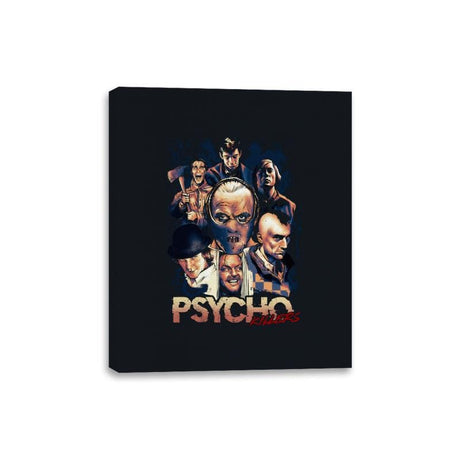 Psycho Killers - Canvas Wraps Canvas Wraps RIPT Apparel 8x10 / Black