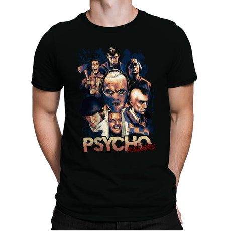 Psycho Killers - Mens Premium T-Shirts RIPT Apparel Small / Black