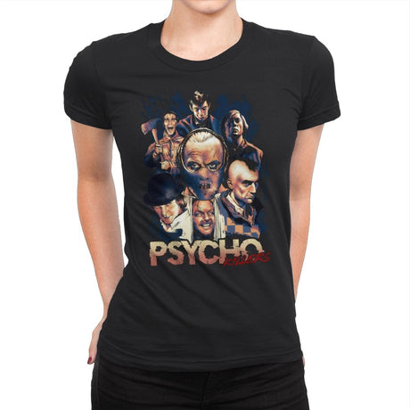 Psycho Killers - Womens Premium T-Shirts RIPT Apparel Small / Black