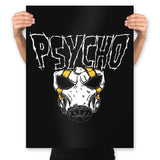 Psycho - Prints Posters RIPT Apparel 18x24 / Black