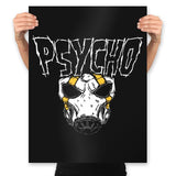 Psycho - Prints Posters RIPT Apparel 18x24 / Black