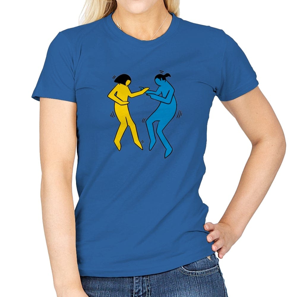 Pulp Fiction Art - Womens T-Shirts RIPT Apparel Small / Royal